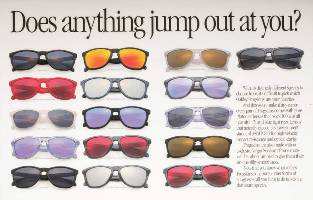 Каталог oakley