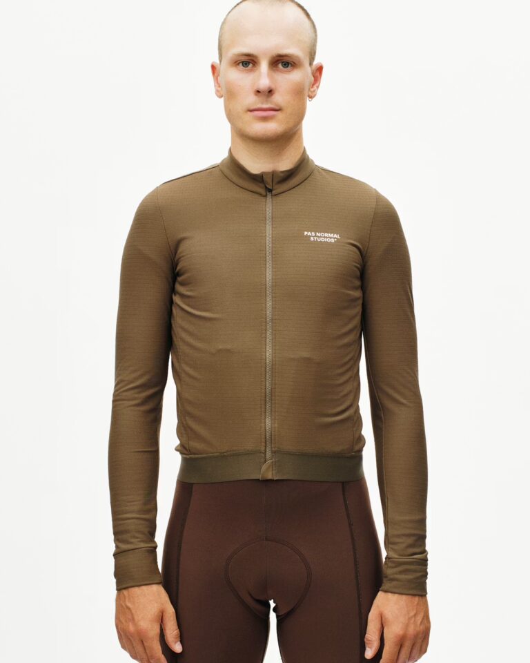 Джерси Pas Normal Studios Men’s Essential Long Sleeve Jersey Ash Brown