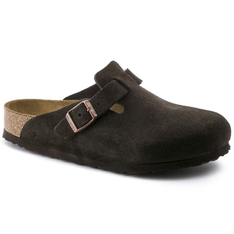 Сандали Birkenstock Boston Soft Footbed Suede Leather Mocha