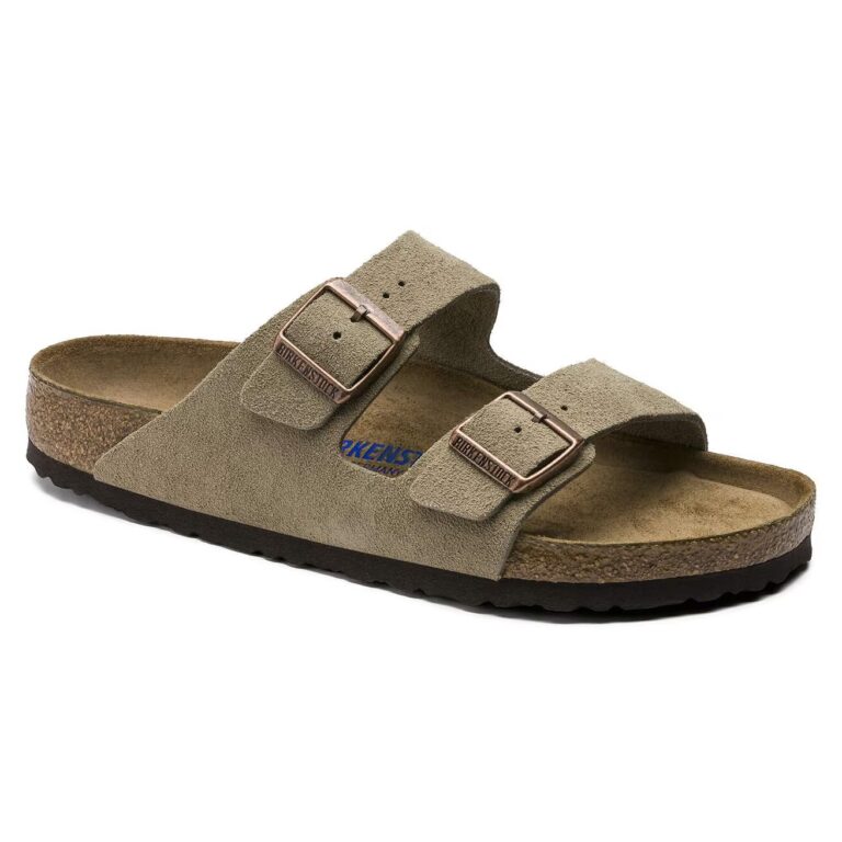 Сандали Birkenstock Arizona Soft Footbed Suede Leather Taupe