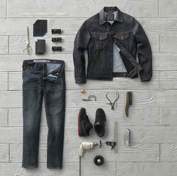 Levi's skateboarding nike sb