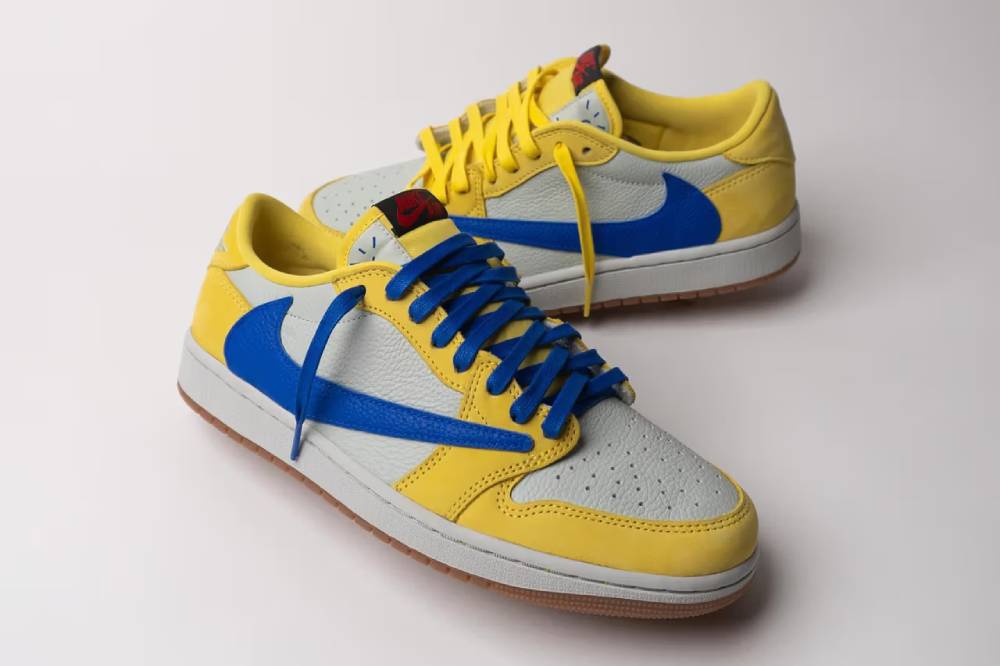 Air Jordan 1 low X Travis Scott "Canary Yellow"